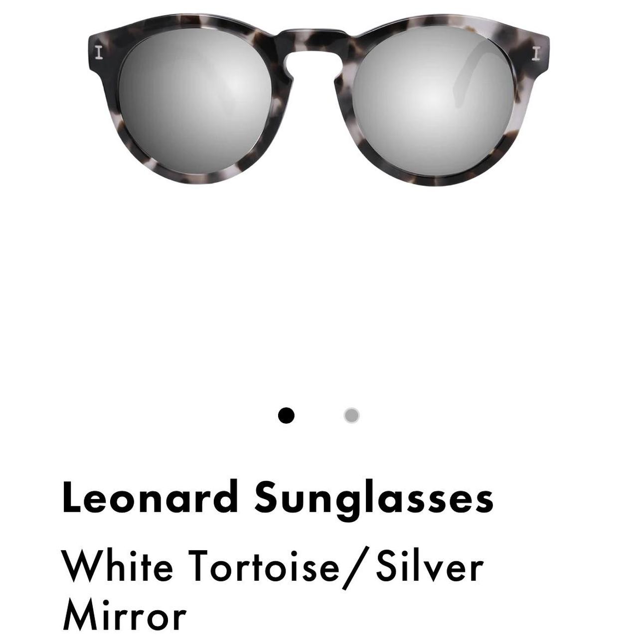 Illesteva Leonard Sunglasses White Tortoise with... - Depop