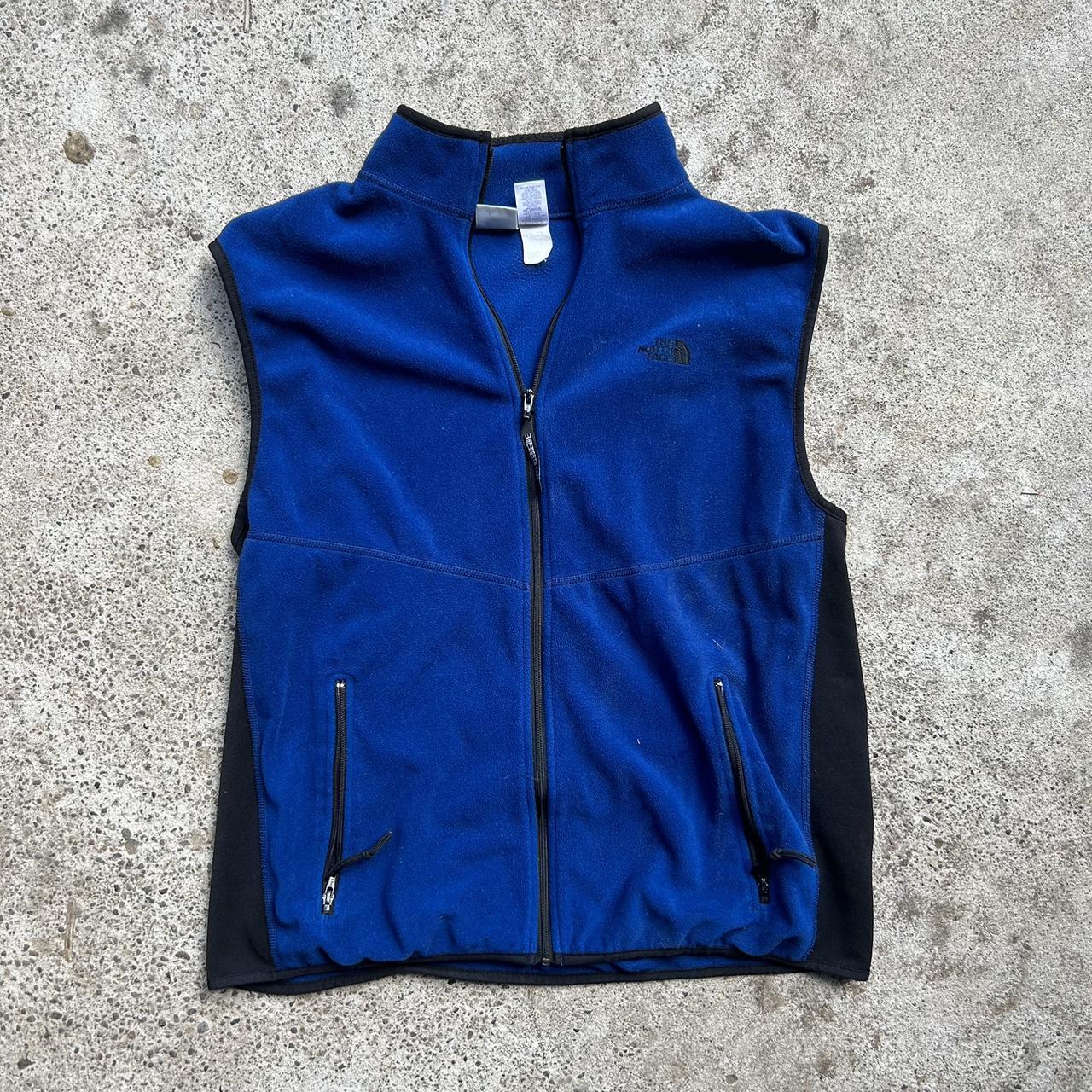 The North buying Face fuzzy fleece vest size Large