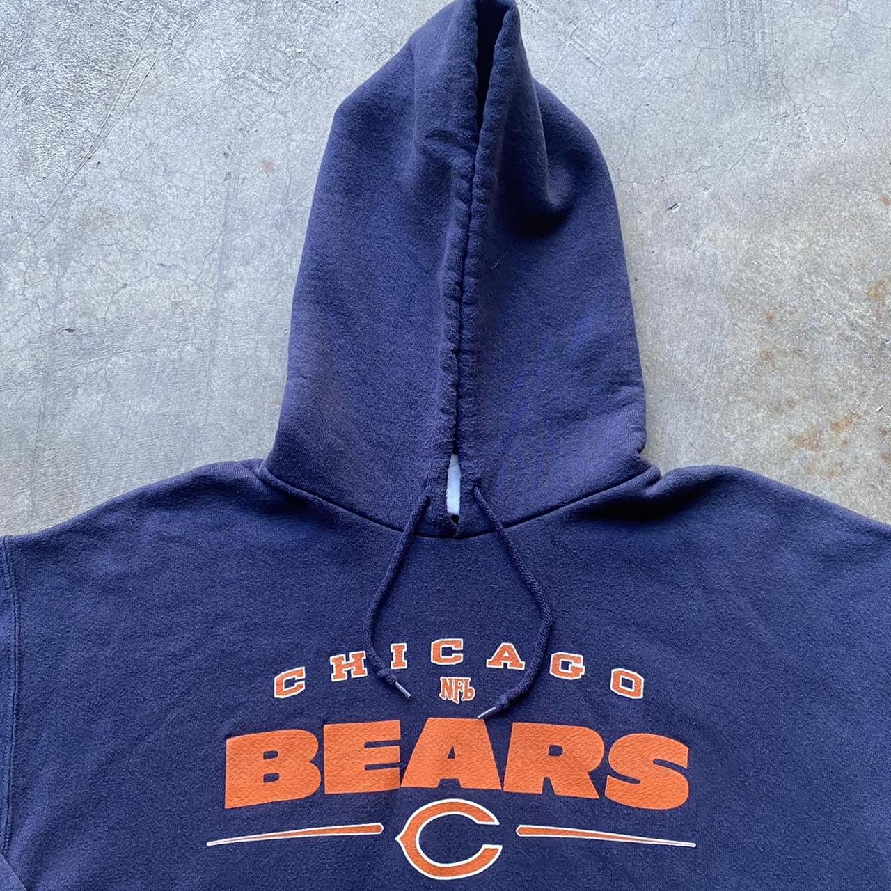 Vintage Chicago Football Bears Hoodie L - Depop