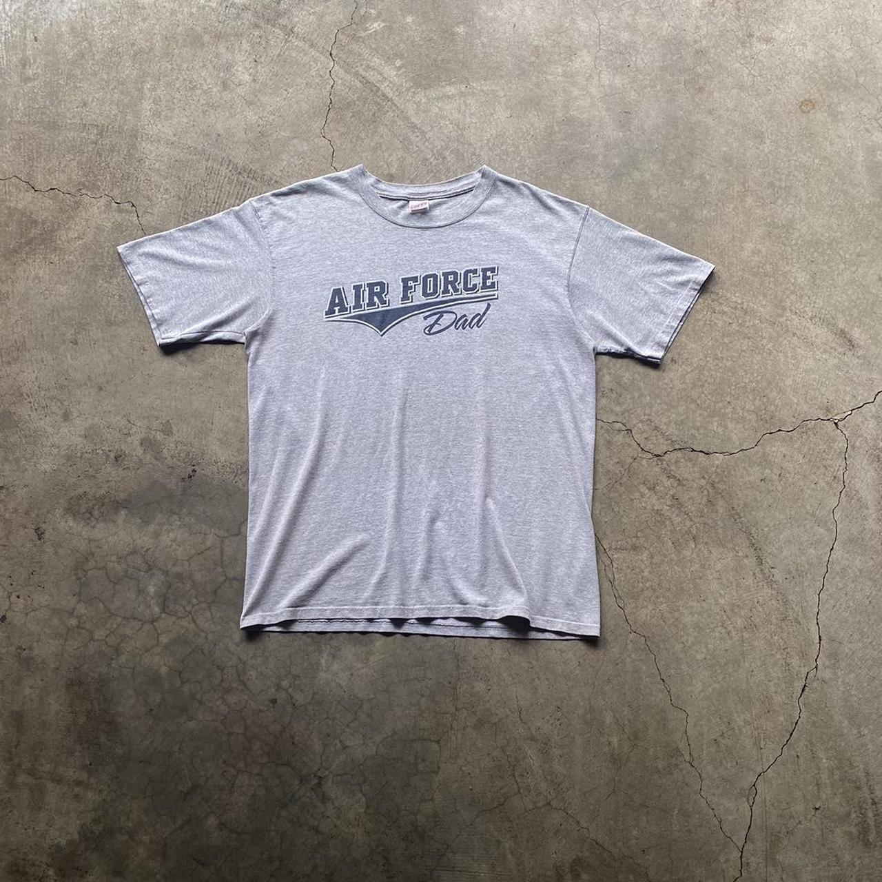 Vintage Air Force Dad Tee Shirt Nice heavyweight... - Depop