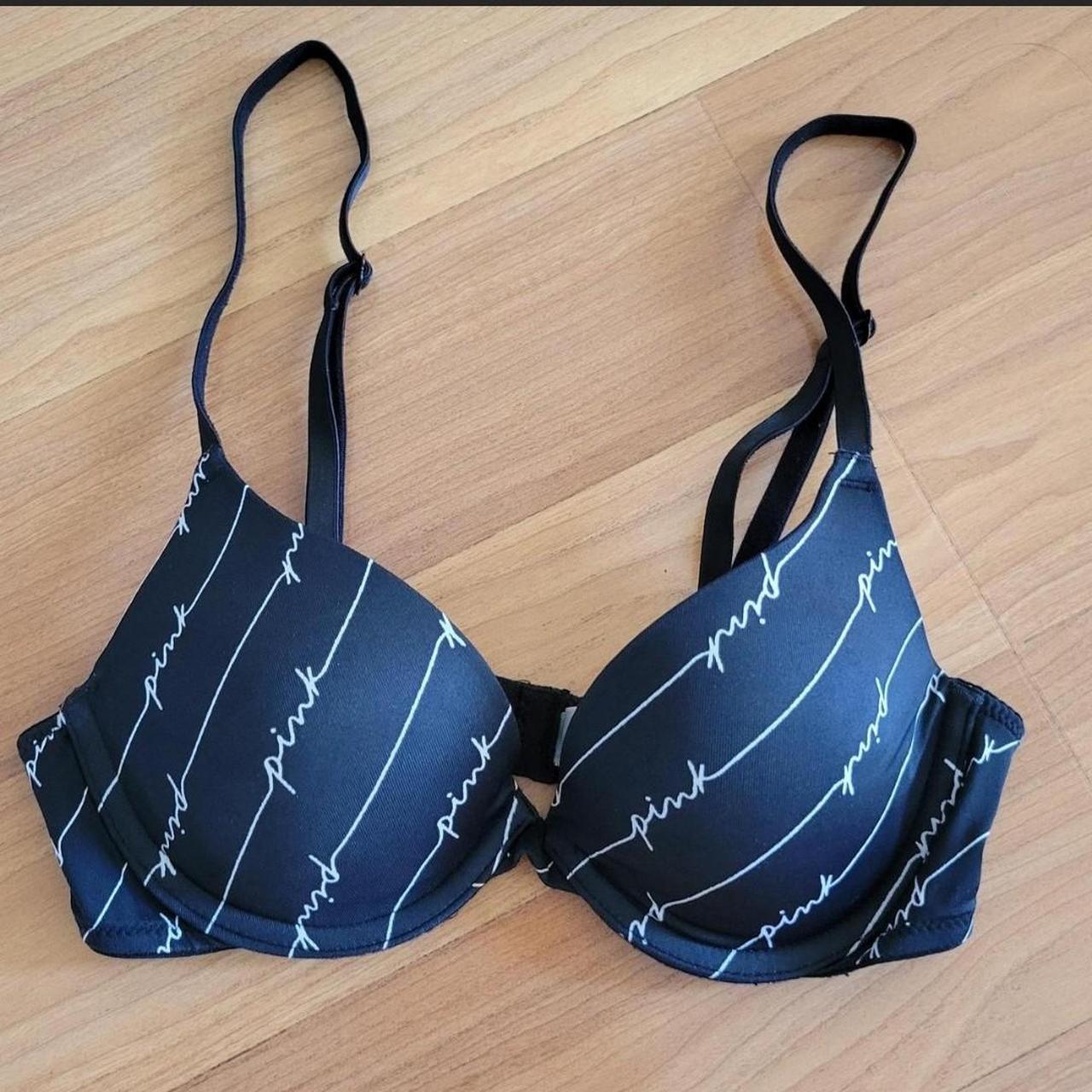 Victoria's Secret Wear Everywhere Bra in black with... - Depop