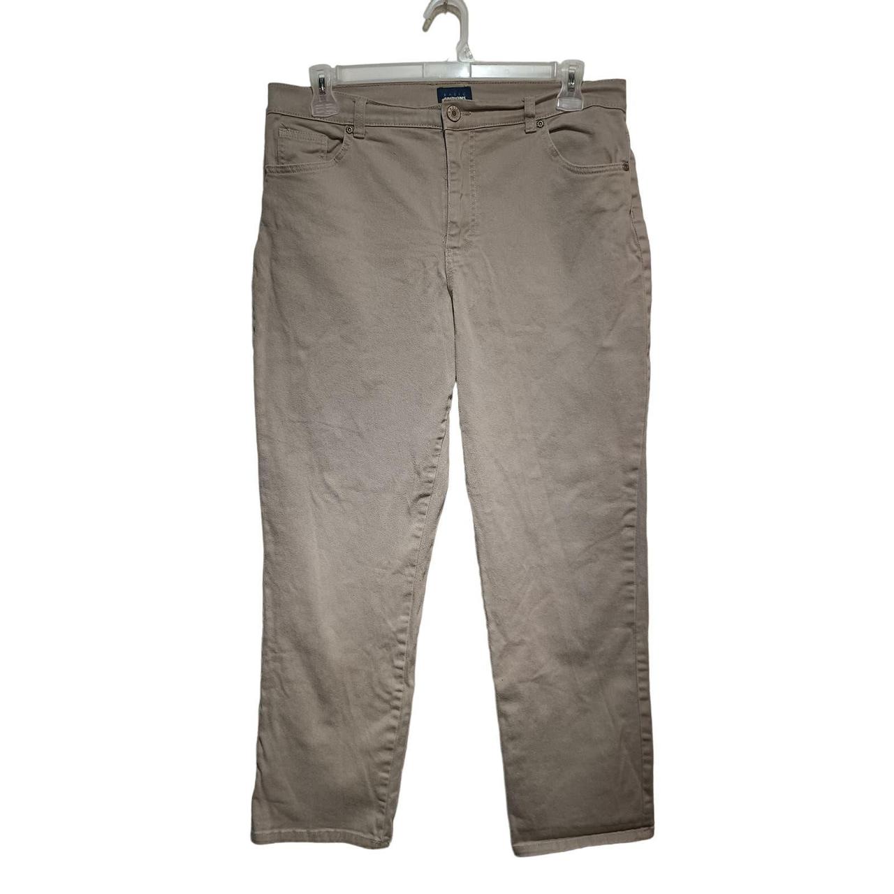 Basic Editions Women's Pants Size 14 - Depop
