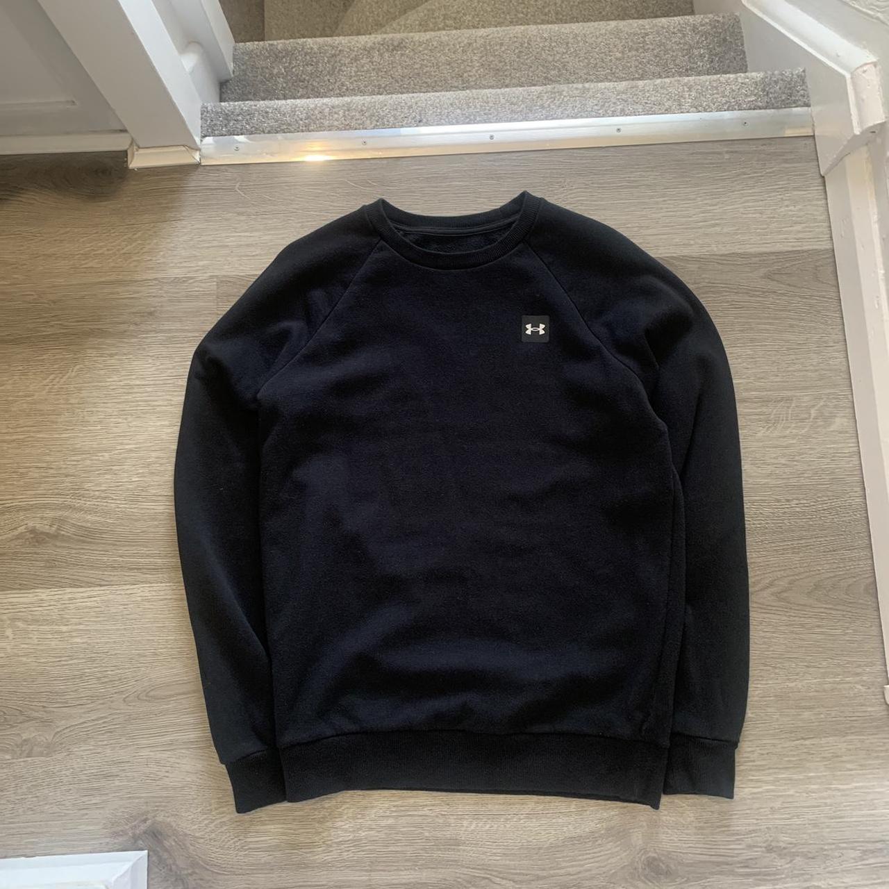 Black Under Armour Jumper Size XS Impeccable... Depop