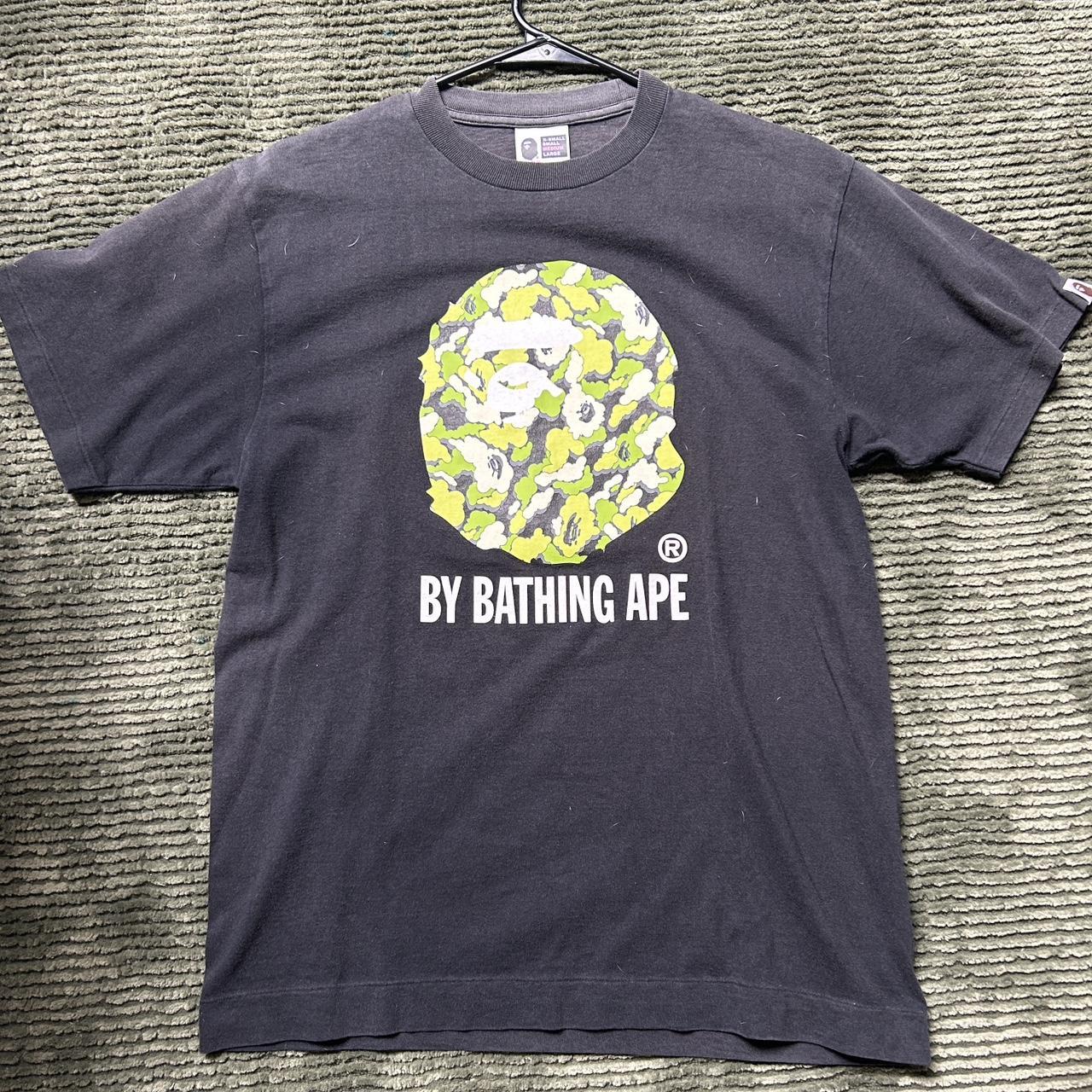 Vintage 2005 Bape x Kaws Cloud Camo Tee Size medium | Depop
