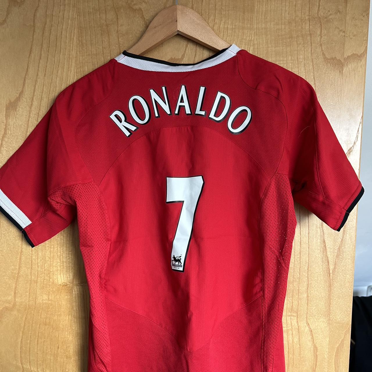 Cristiano Ronaldo 2005-2006 retro football shirt... - Depop