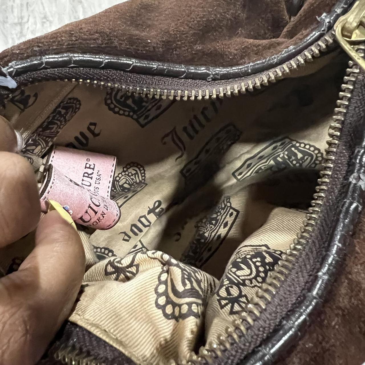 Vintage Juicy Couture Y2k Tan Leather Baguette Bag