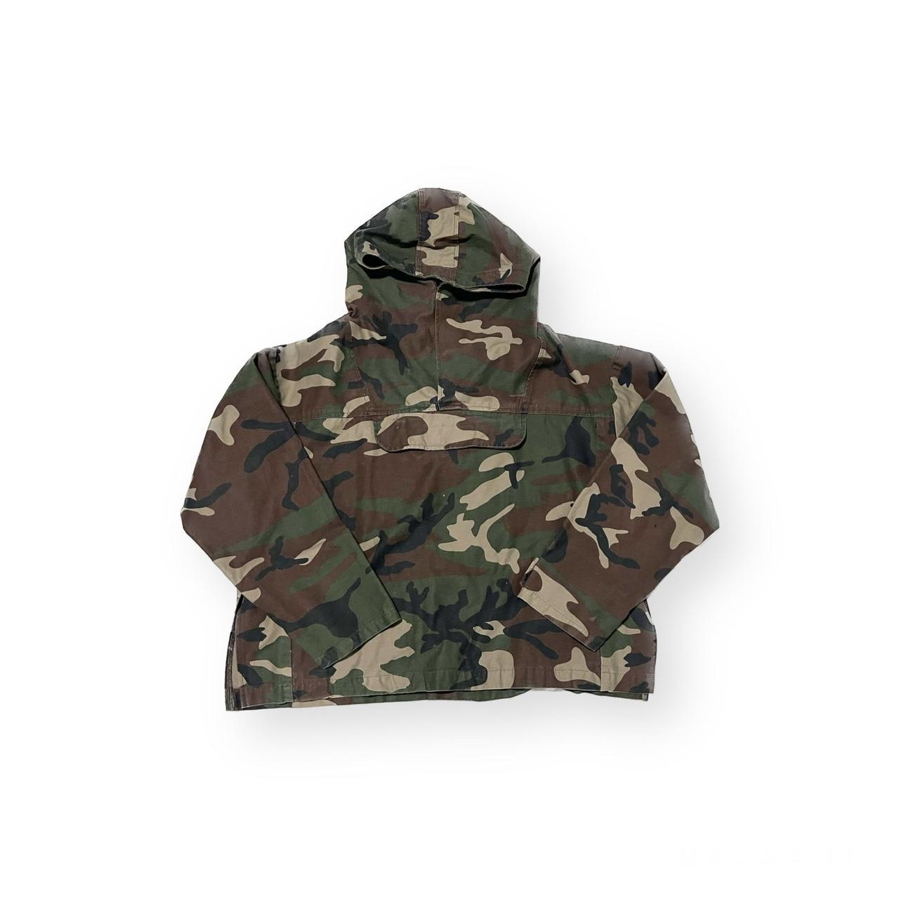 Fear of god camo hot sale hoodie