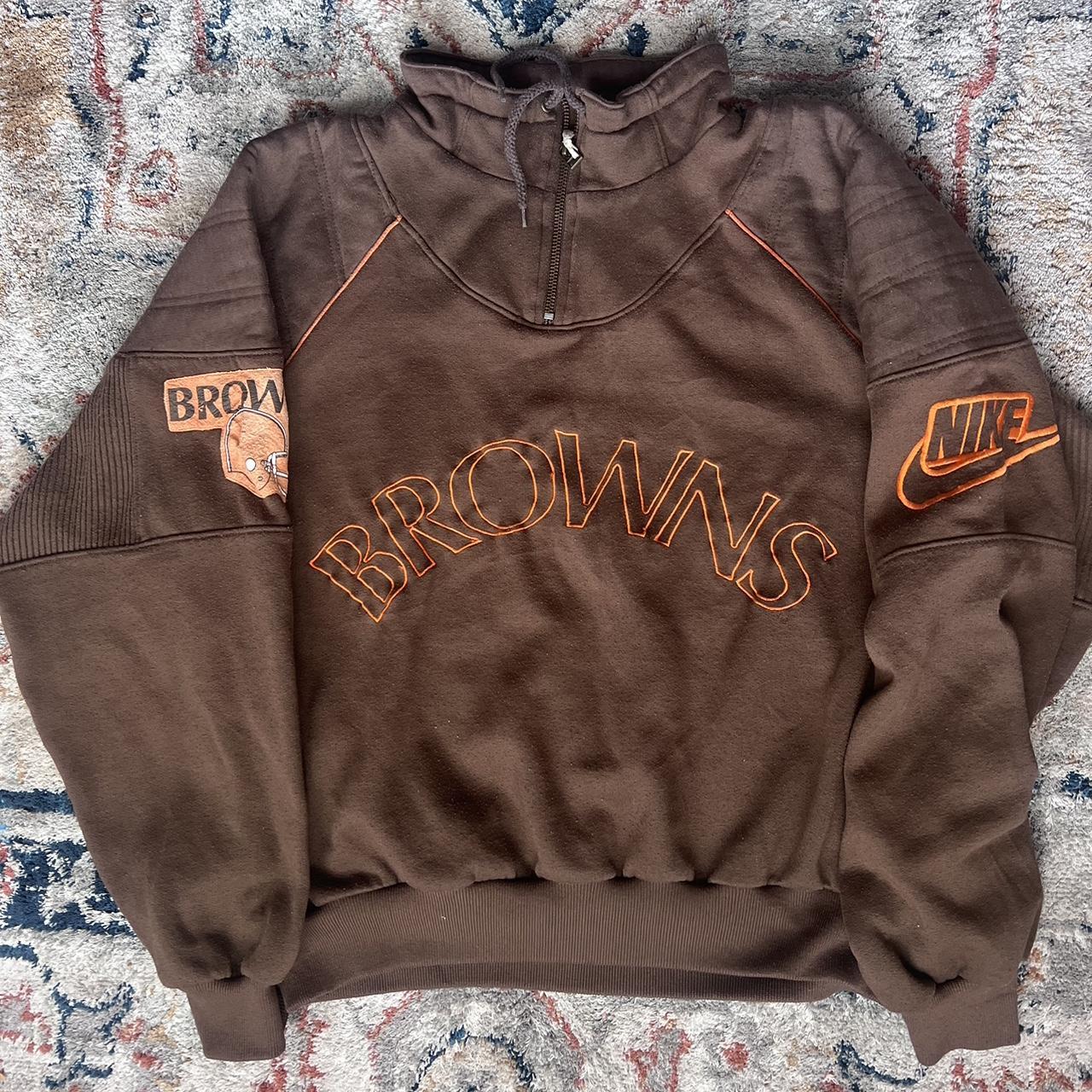 Nike Cleveland Browns Hoodie Used Like new Size M - Depop