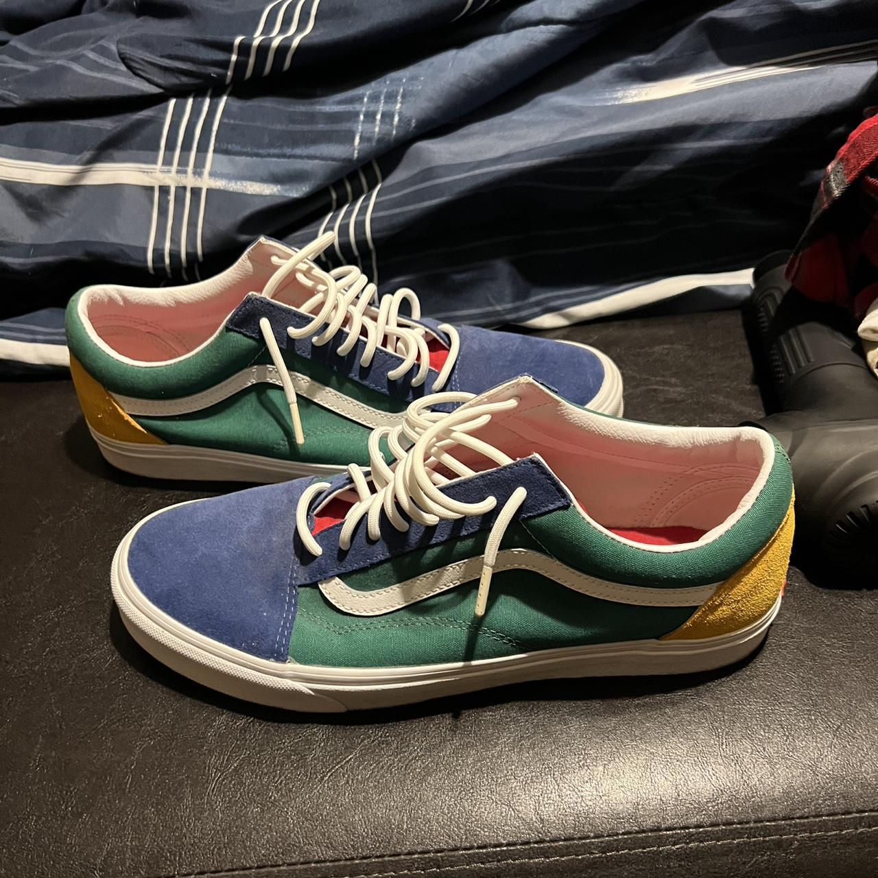 Vans Men's Sneakers Multi US 13 – Blue and green Vans Old