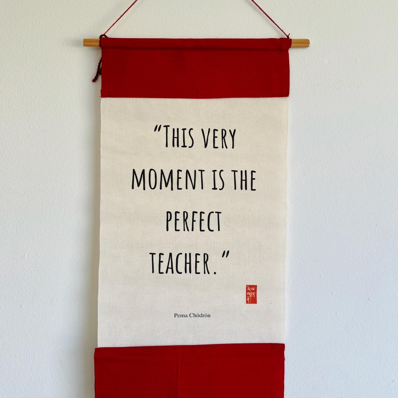 Wall hanging quote "Perfect teacher" on handmade... Depop