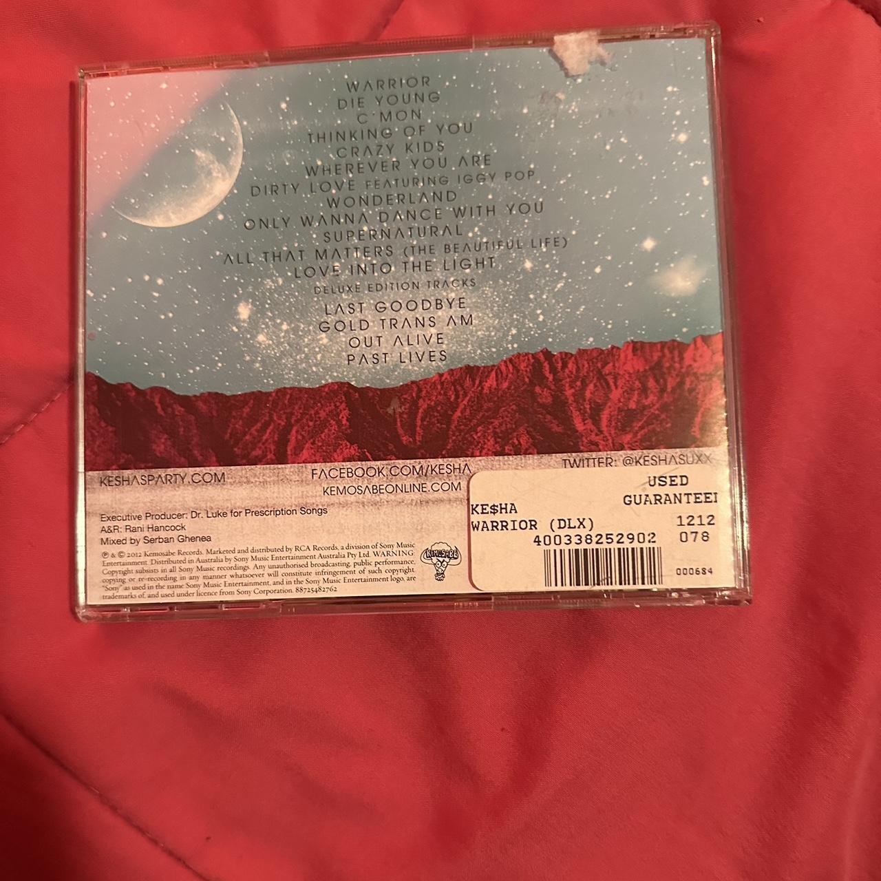 Kesha Warrior 直筆サイン入り CD 正規代理店 Kesha Warrior
