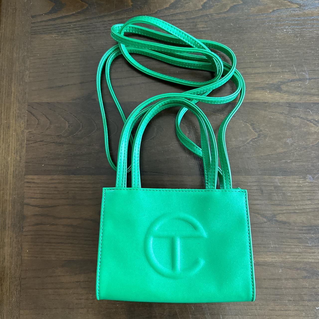Telfar Women's Green Bag Depop