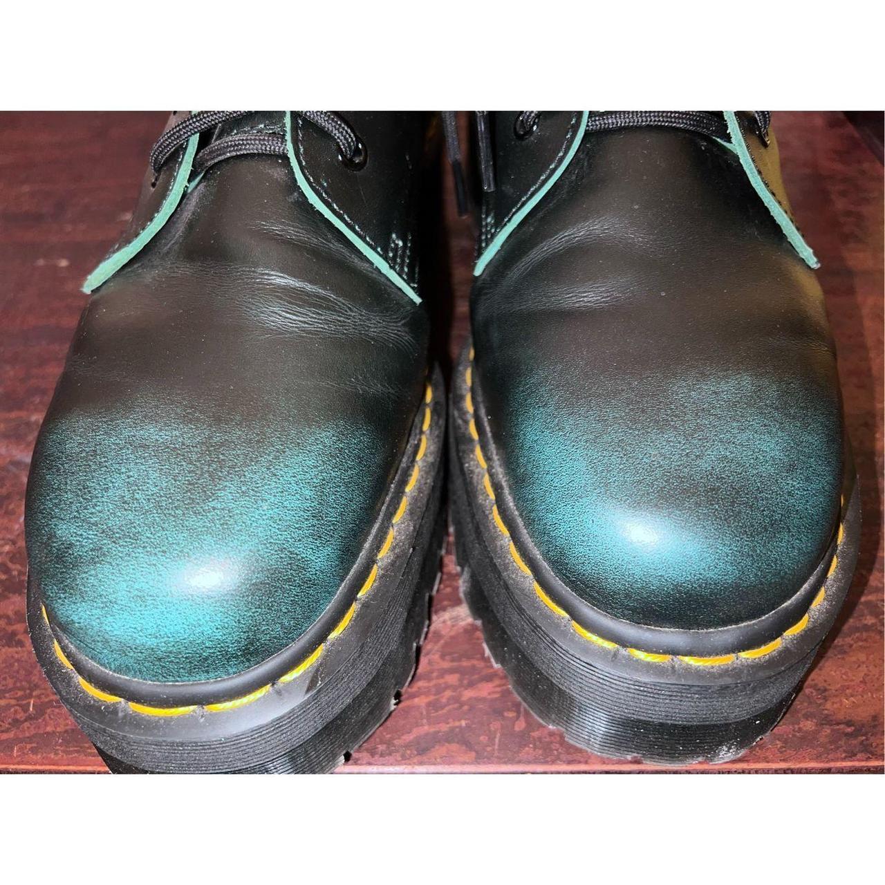 dr martens green smooth