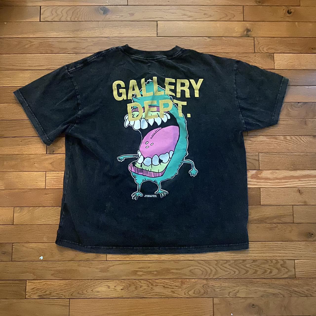 Gallery Dept. Men's Black T-shirt | Depop
