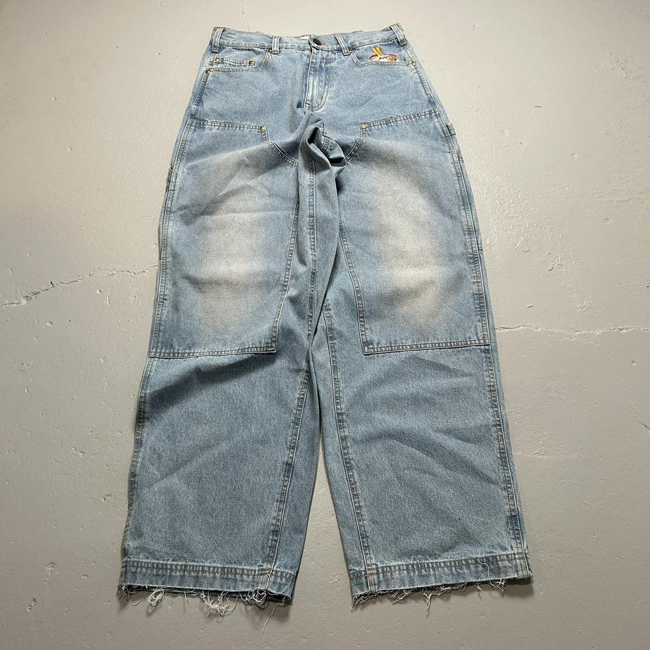 Super Sick Baggy Double Knee Dart Jeans Carpenter... Depop