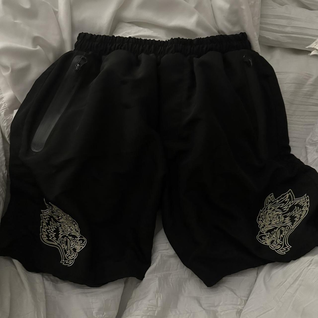 black darc sport shorts size M. no waistband but... - Depop