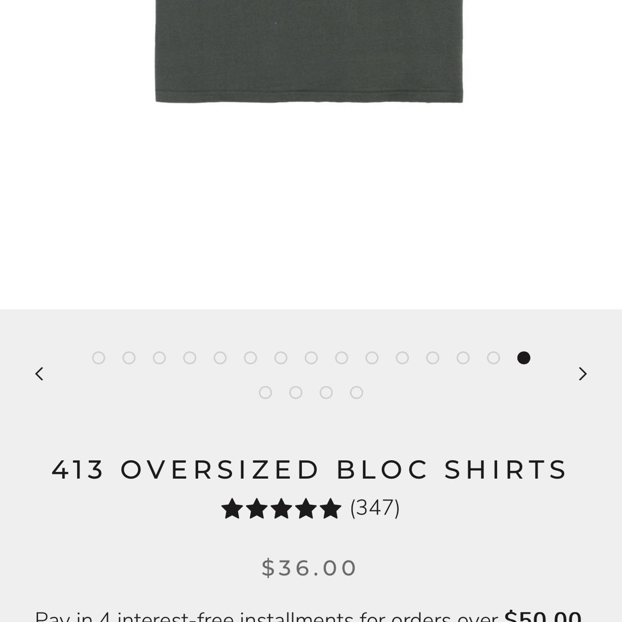 413 Oversized Bloc Shirts