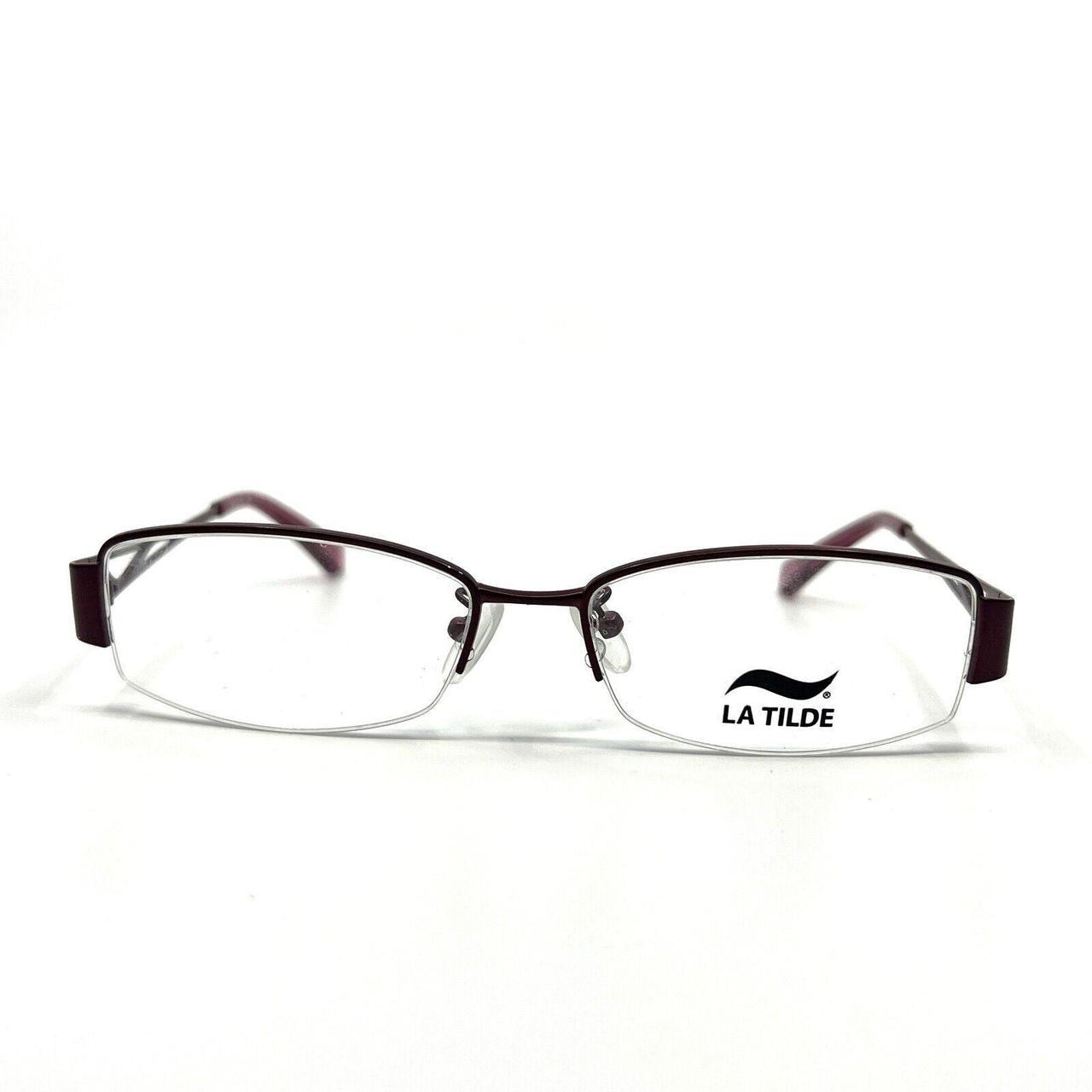 La Tilde T4 1017 3302 V Eyeglasses Pink Rectangular... Depop