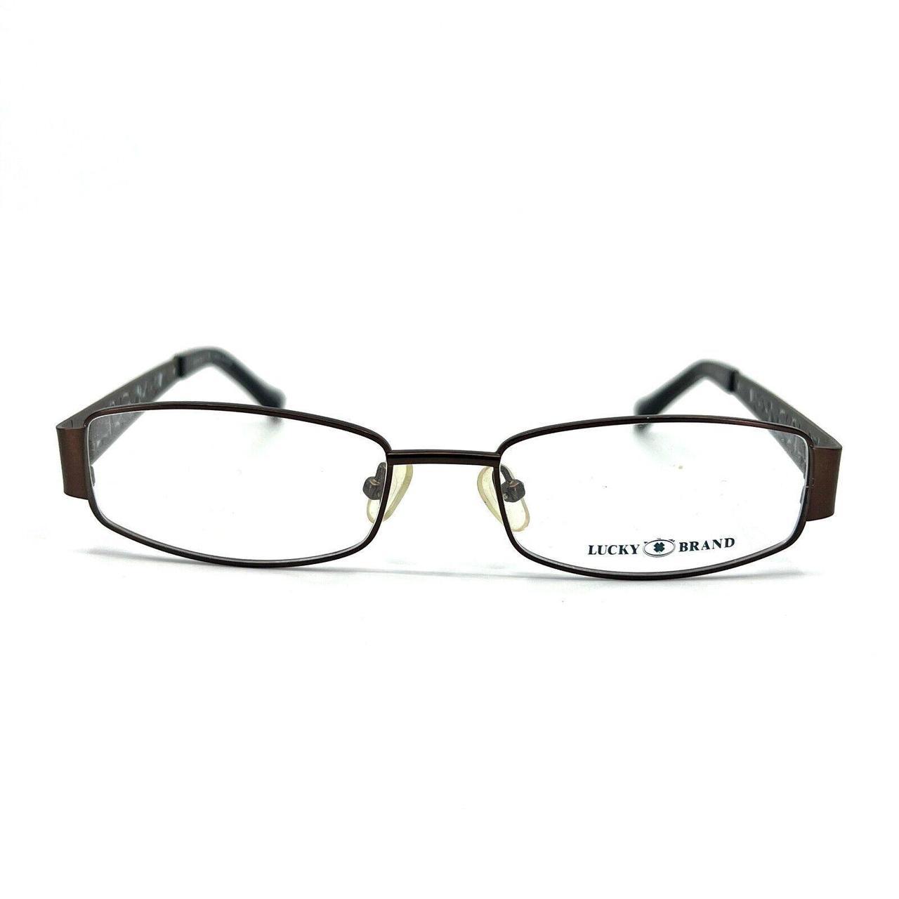 Lucky Brand Ivy Eyeglasses Frames Brown metal... - Depop