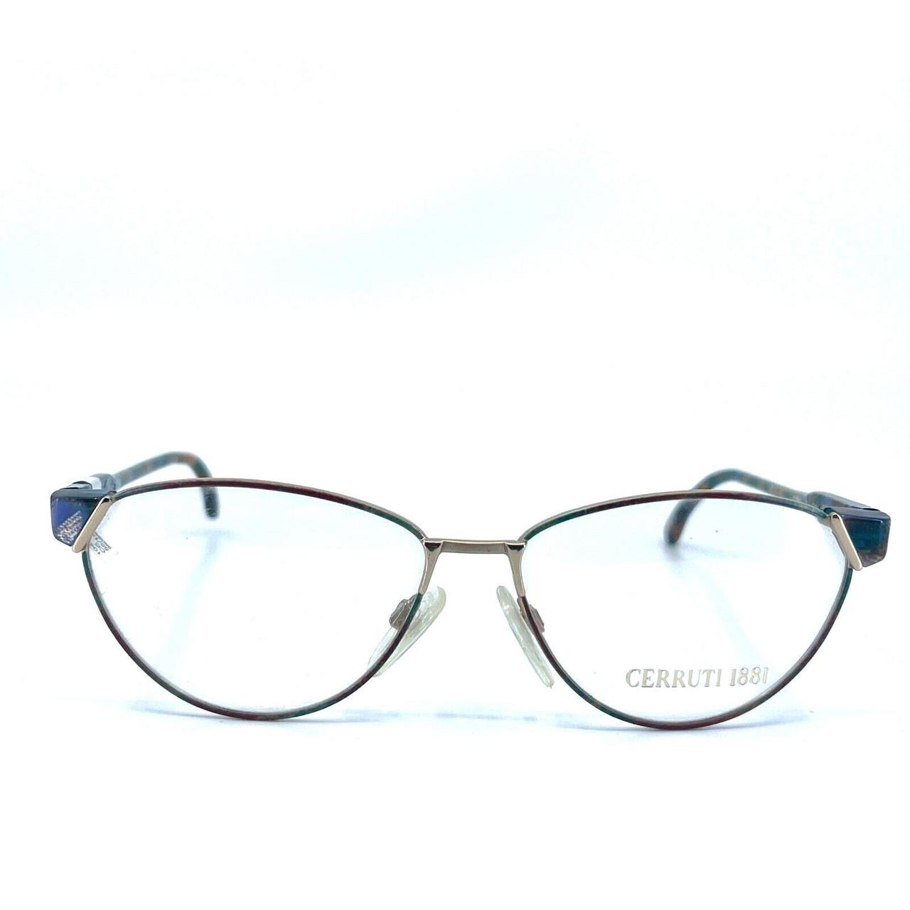 Cerruti 1881 Eyeglasses C1821 C GM Green Gold Full Depop