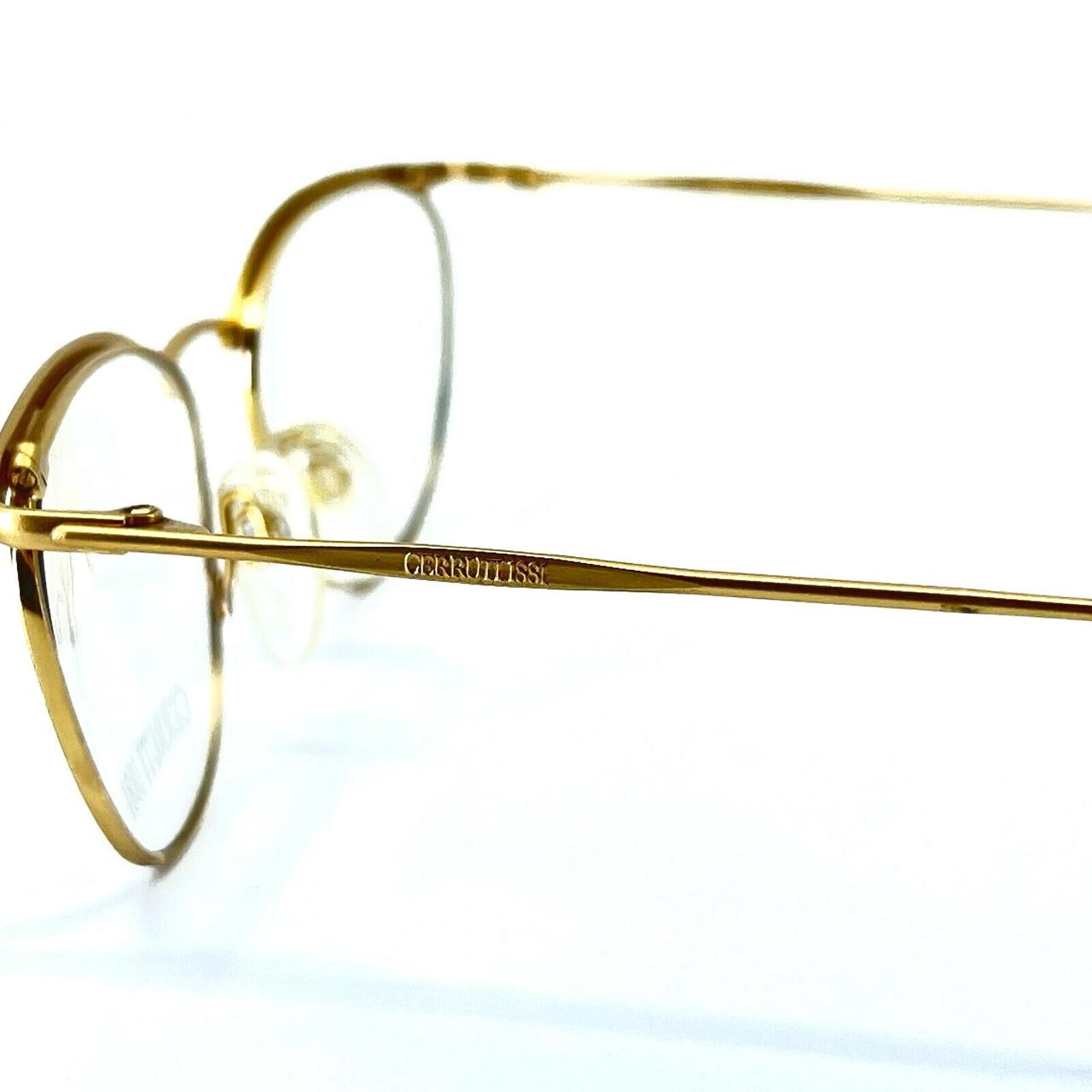 Cerruti 1881 Eyeglasses C1832 A GM Gold Full Rim Cat... - Depop