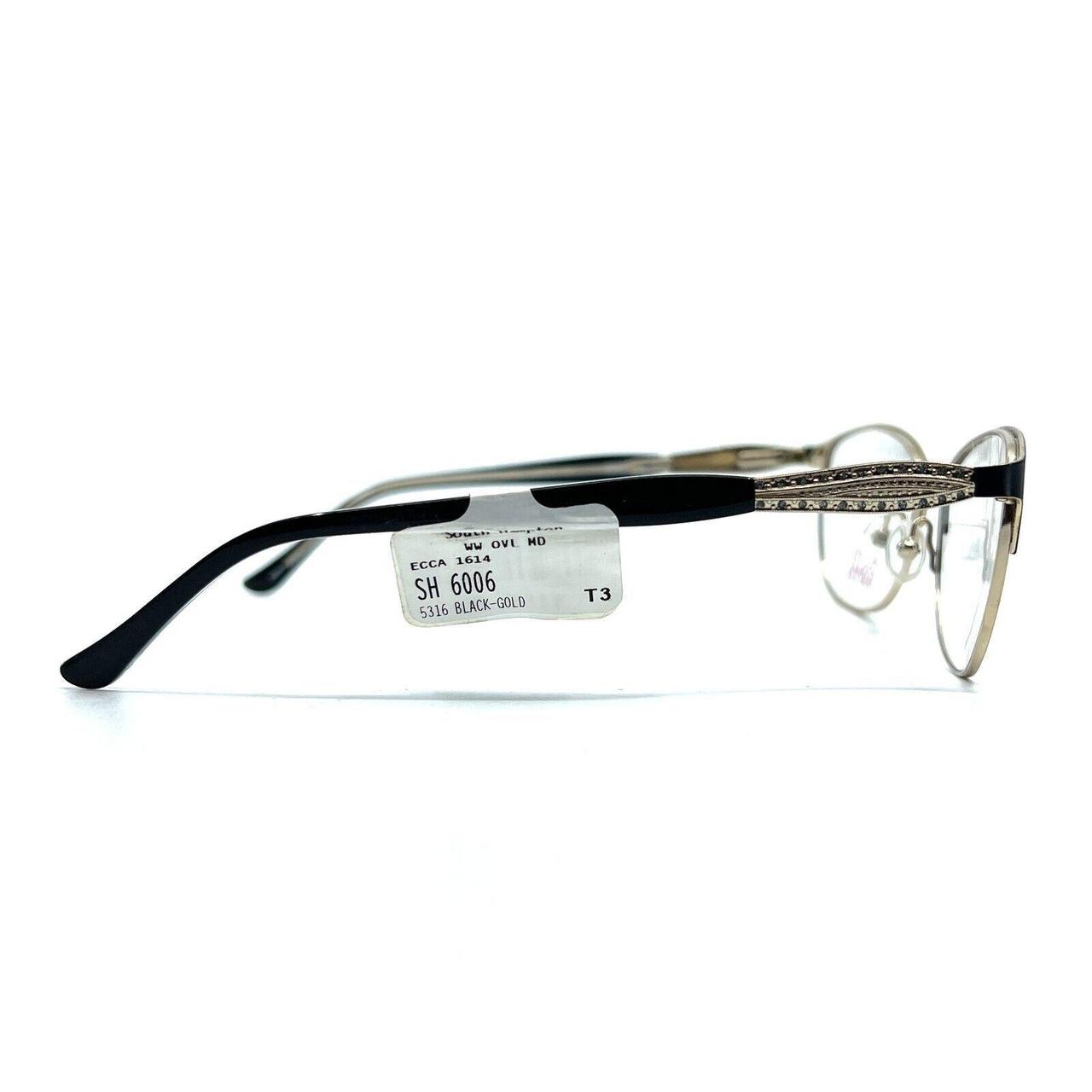 South Hampton SH 6006 BK/G Eyeglasses Frames Black... - Depop