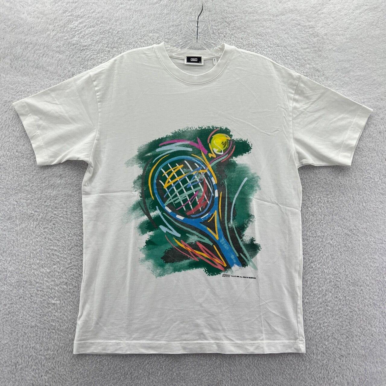 Up for sale is a New Kith Tennis Racquet Vintage Tee... - Depop