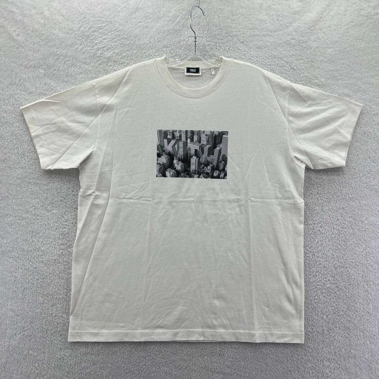 Up for sale is a New Kith HQ Building Vintage Tee - Depop