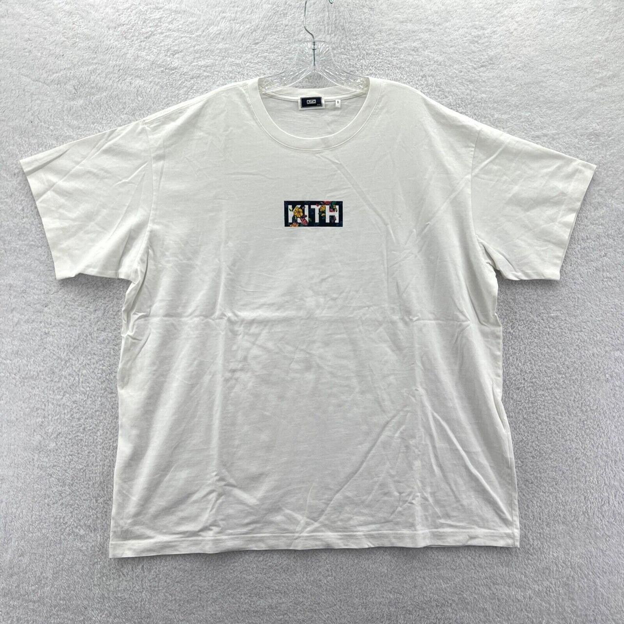 Up for sale is a Kith Begona Flower Box Logo Shirt - Depop