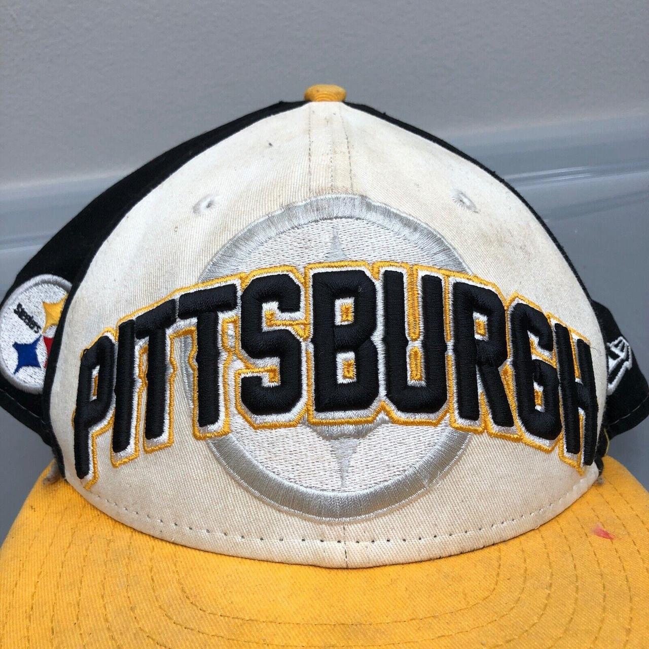 Steelers new era truckers hat Camo worn but good - Depop