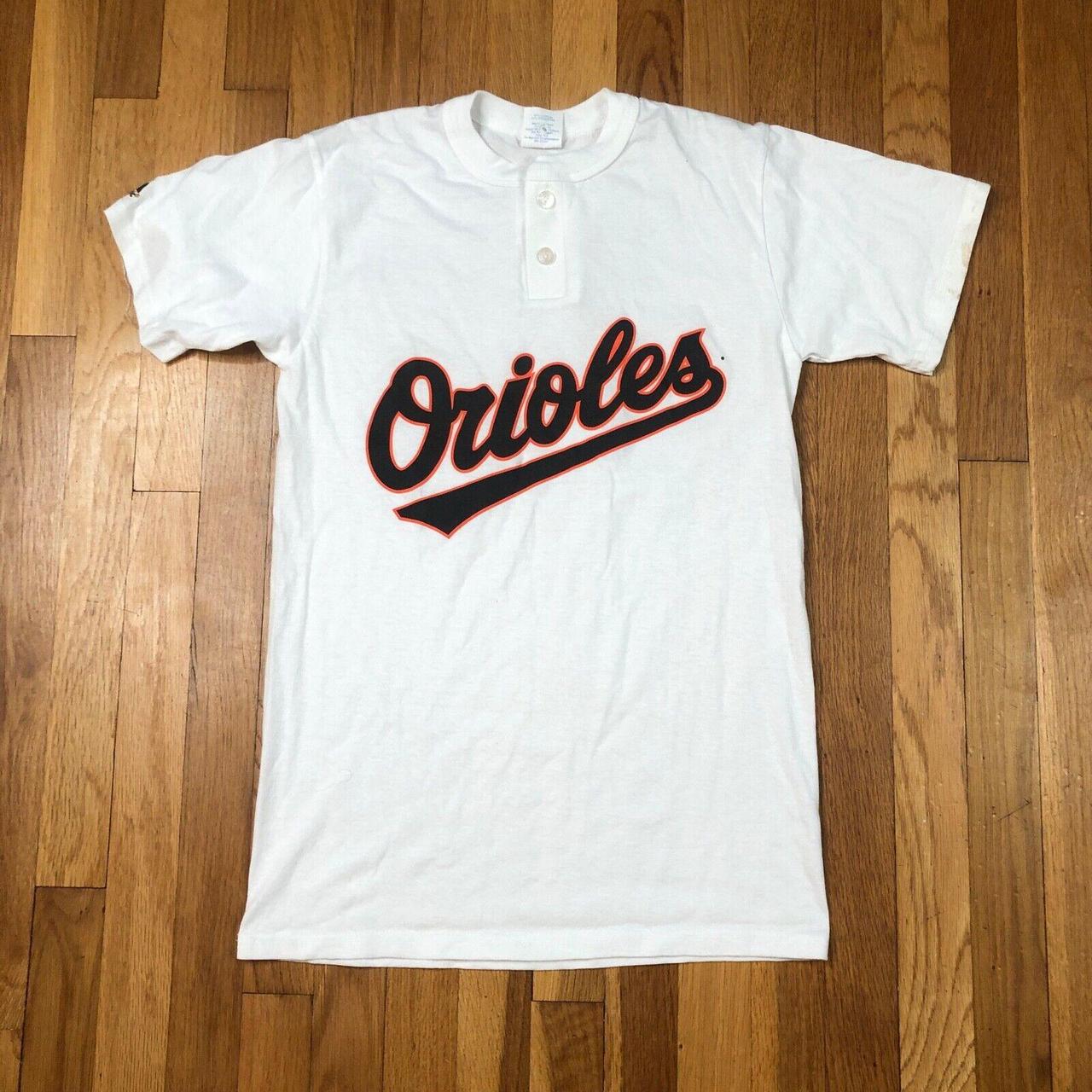 Majestic Baltimore Orioles Shirt Mens Small White - Depop