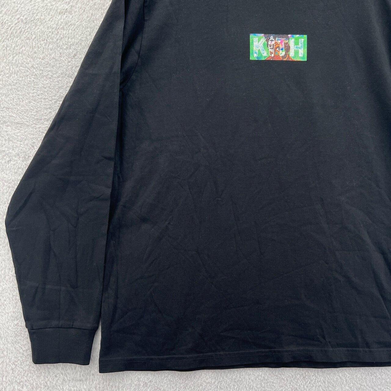 New Kith Ludovic Nkoth Art Box Logo L/S Vintage Tee... - Depop