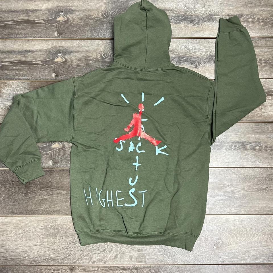 Travis scott jordan cactus jack highest hoodie discount oliv