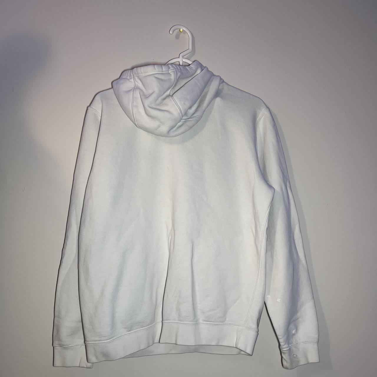 tawny white nike hoodie
