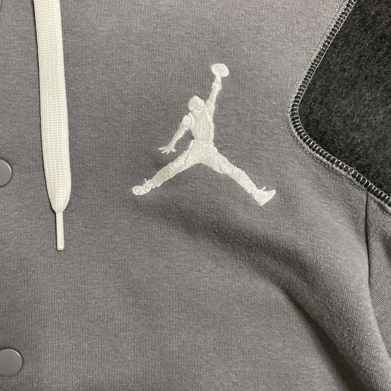Air Jordan Varsity Jacket Hoodie Size - Depop