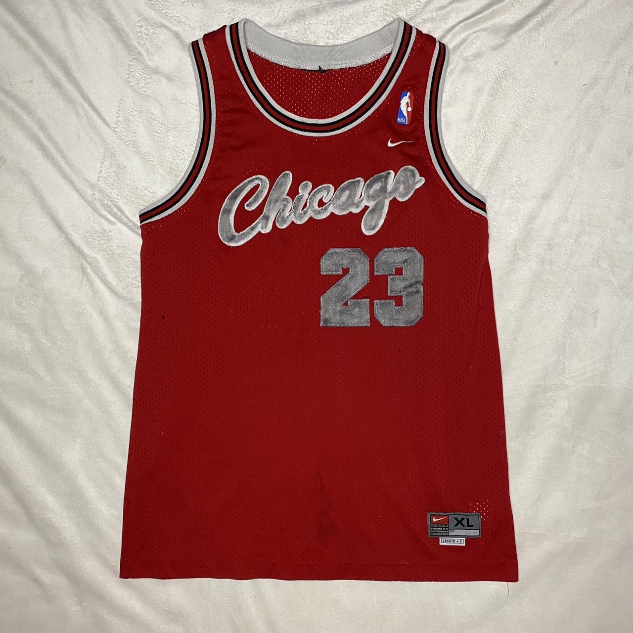 Nike Men's Red And White Top 