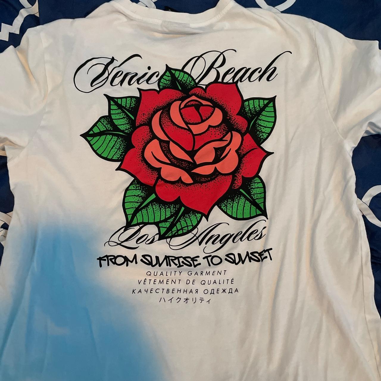 h&m rose t shirt