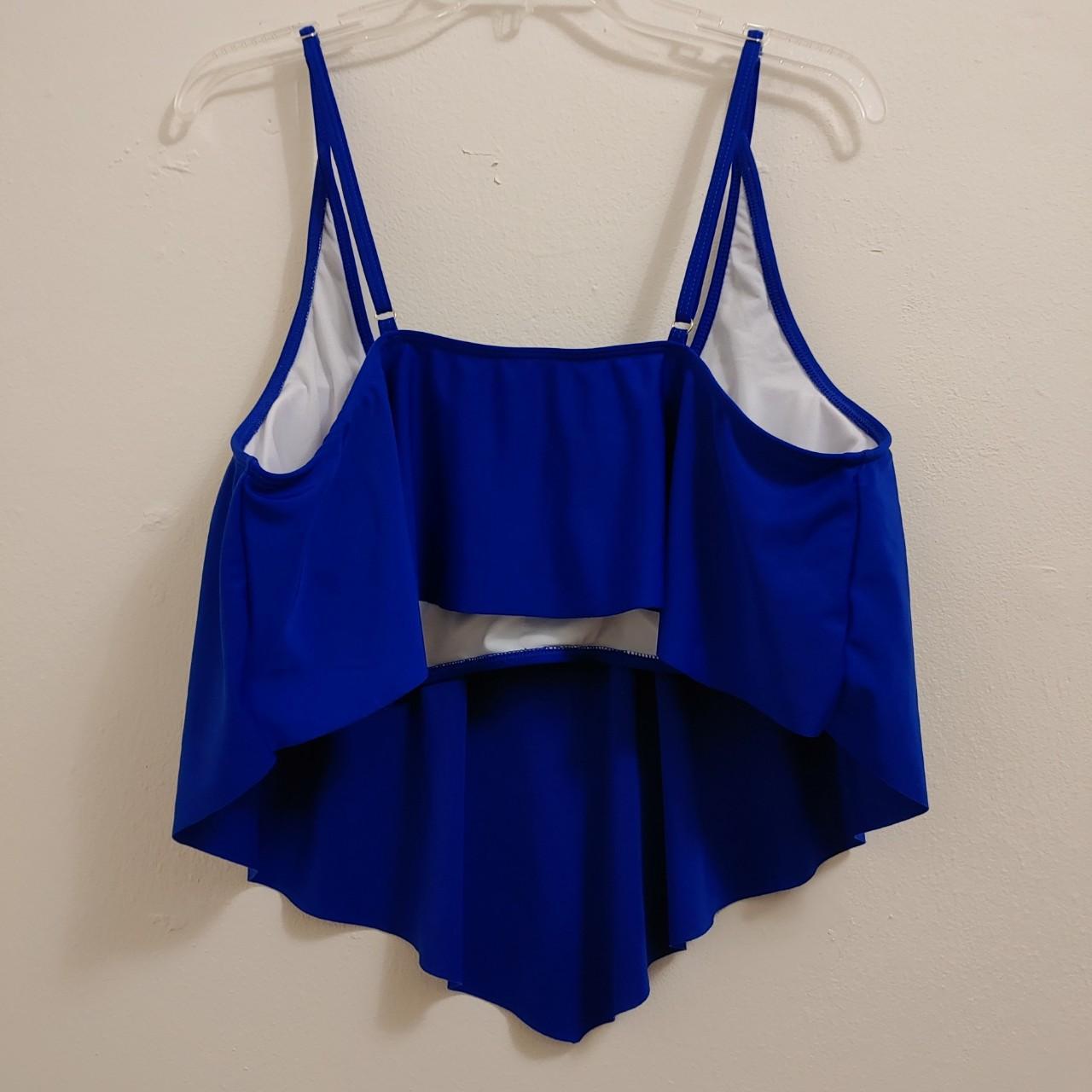 Shein Curve + Plus Women's Blue Bikinis-and-tankini-sets (2)