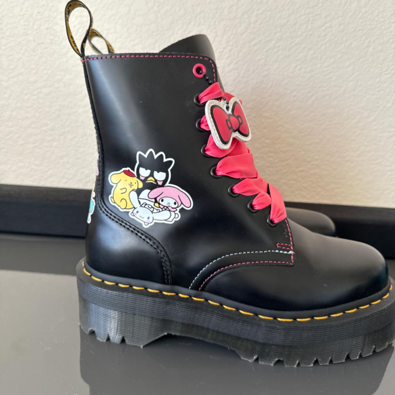 jadon women's hello kitty platform boots