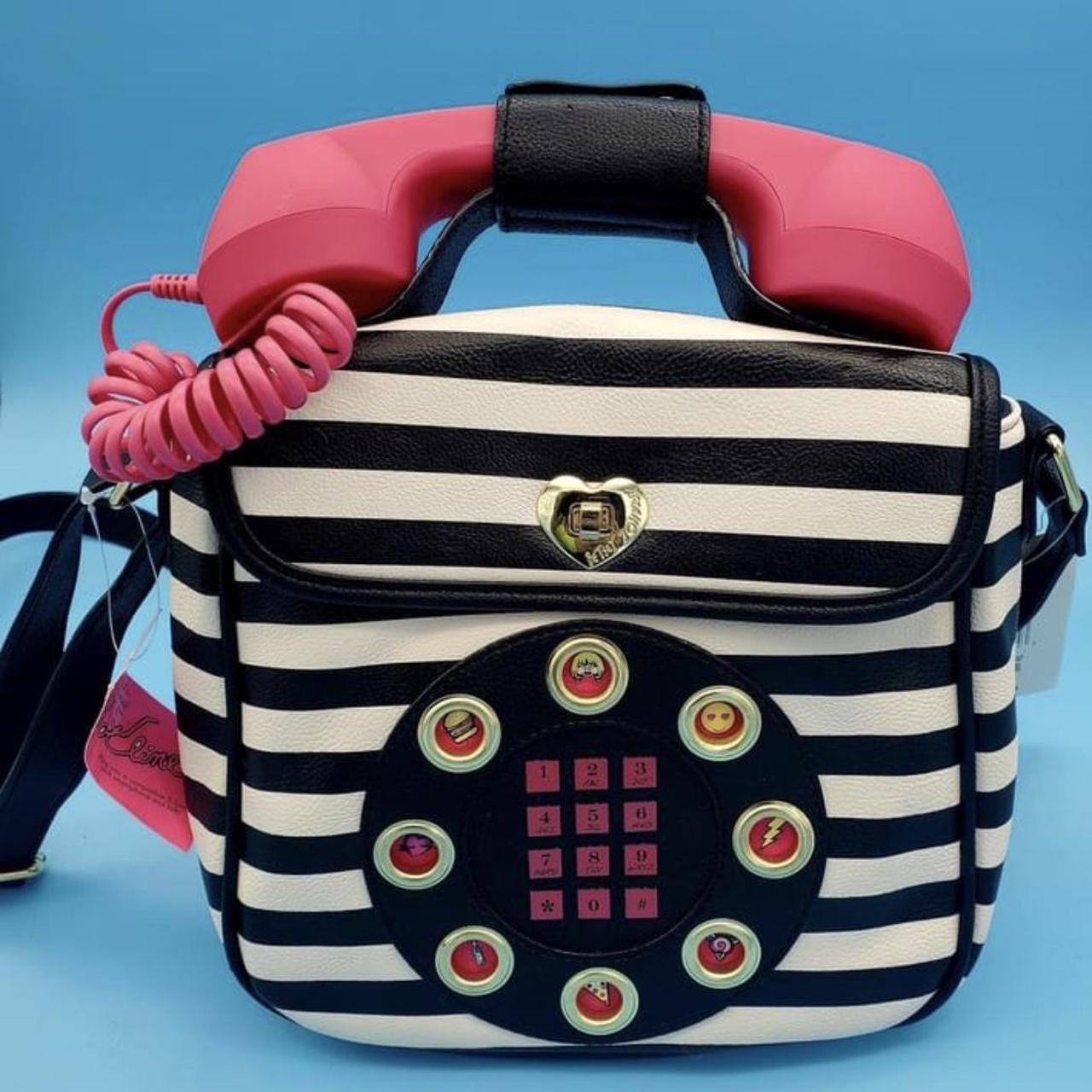 Betsey Johnson Hummingbird Hotline Telephone Rotary Phone Purse Crossbody  Bag | eBay