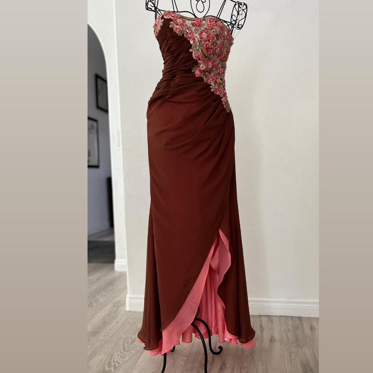 Whimsical gown with beading Formal gown, size 8,... - Depop