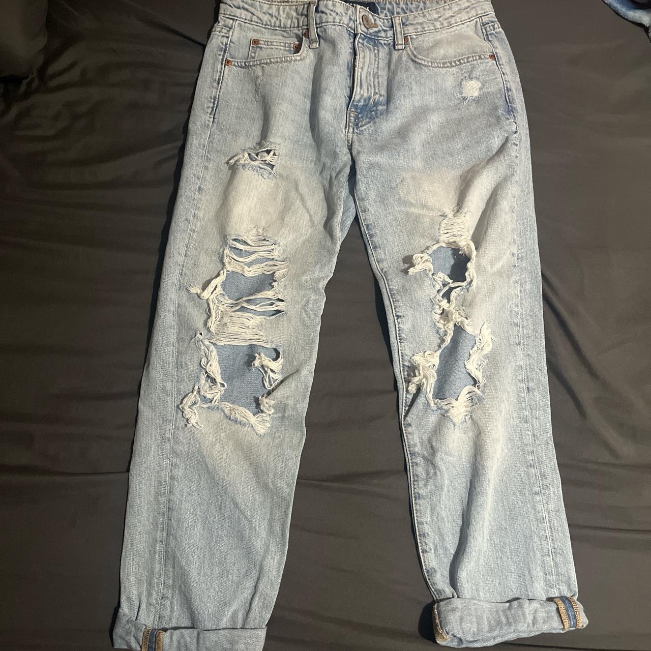 Ripped Baggy Jeans Jeans Aeropostale Depop