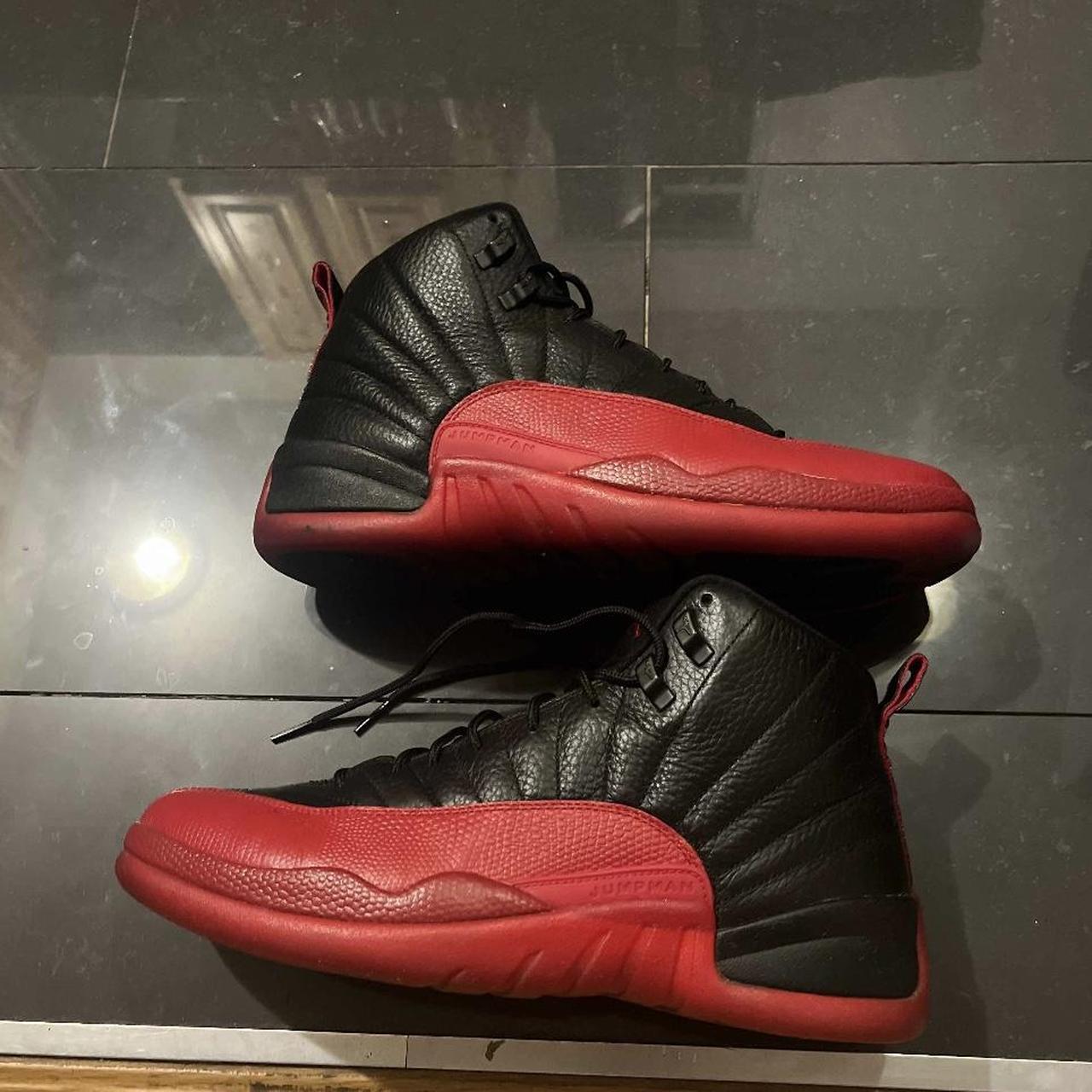 jordan 12 flu game size 11.5 no box price... - Depop