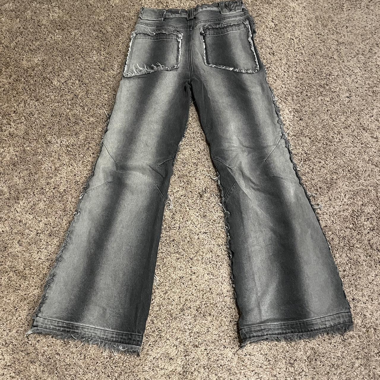 No/Faith Studios Distressed White/Grey | Depop No/Faith Studios Distressed White/Grey | Depop