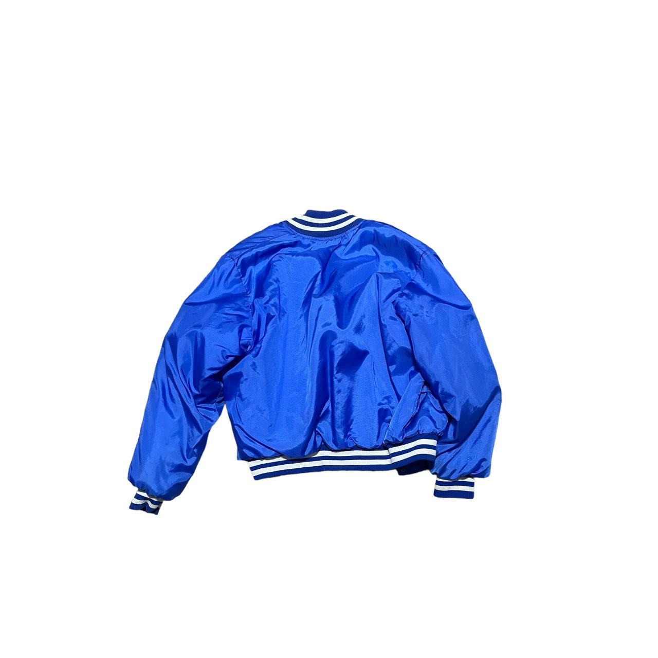 90s Vintage Birdie Blue Bomber Jacket Size XL - Depop
