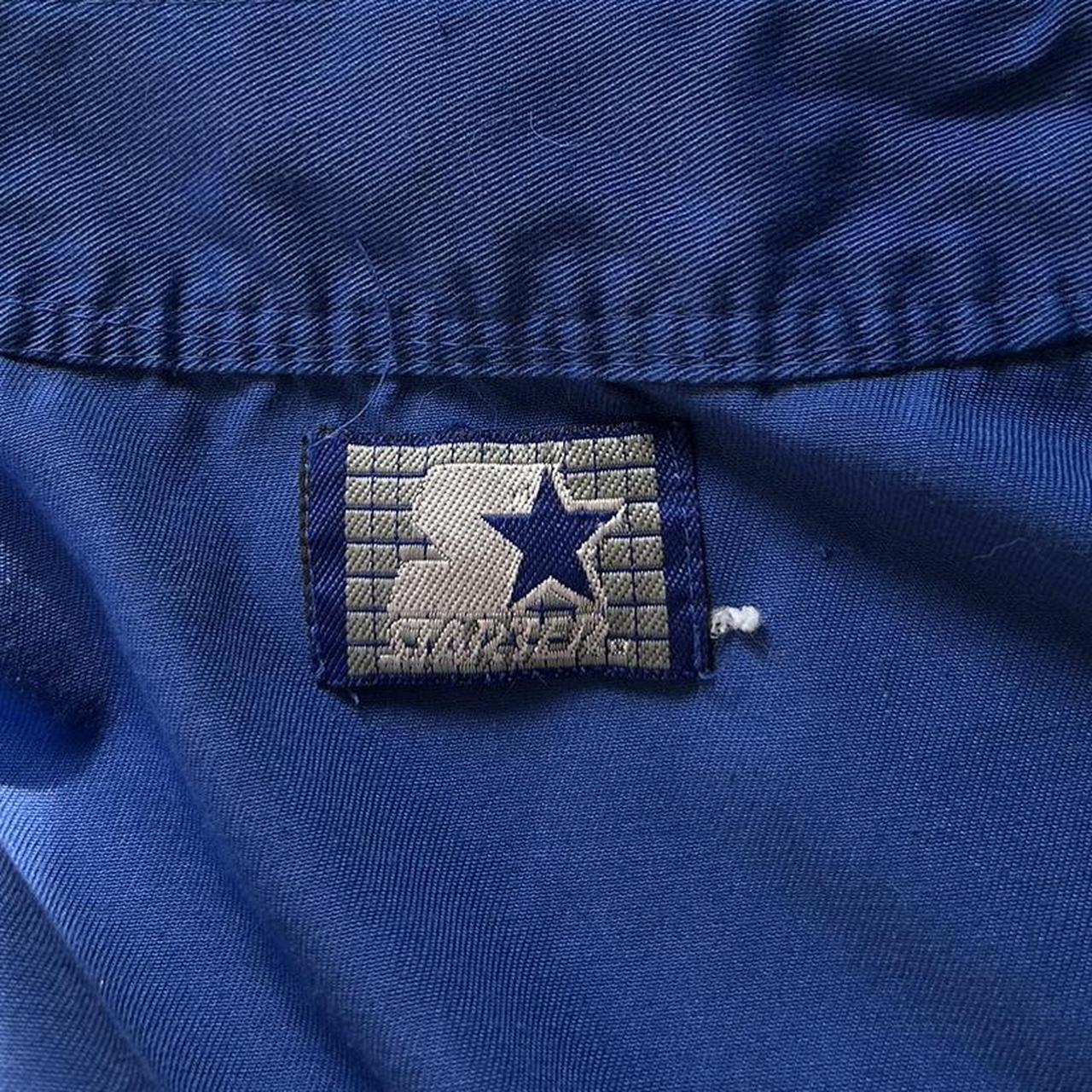 90s Vintage Starter Los Angeles Dodgers Blue - Depop