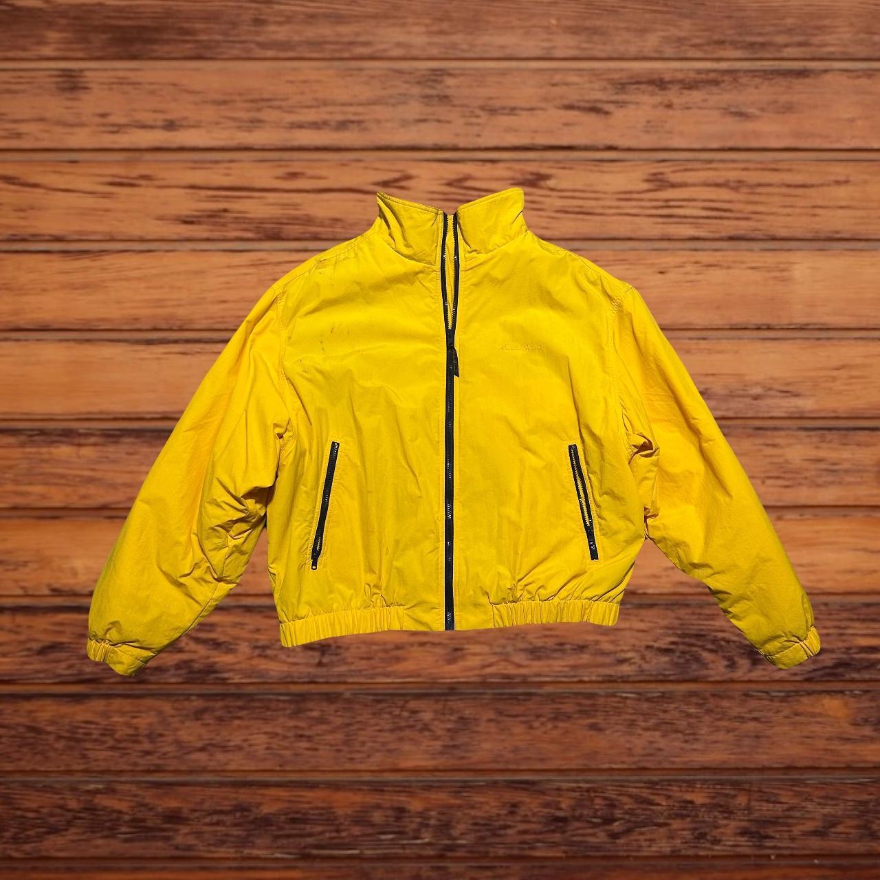 Vintage Yellow Eddie Bauer Jacket Size XXL Depop