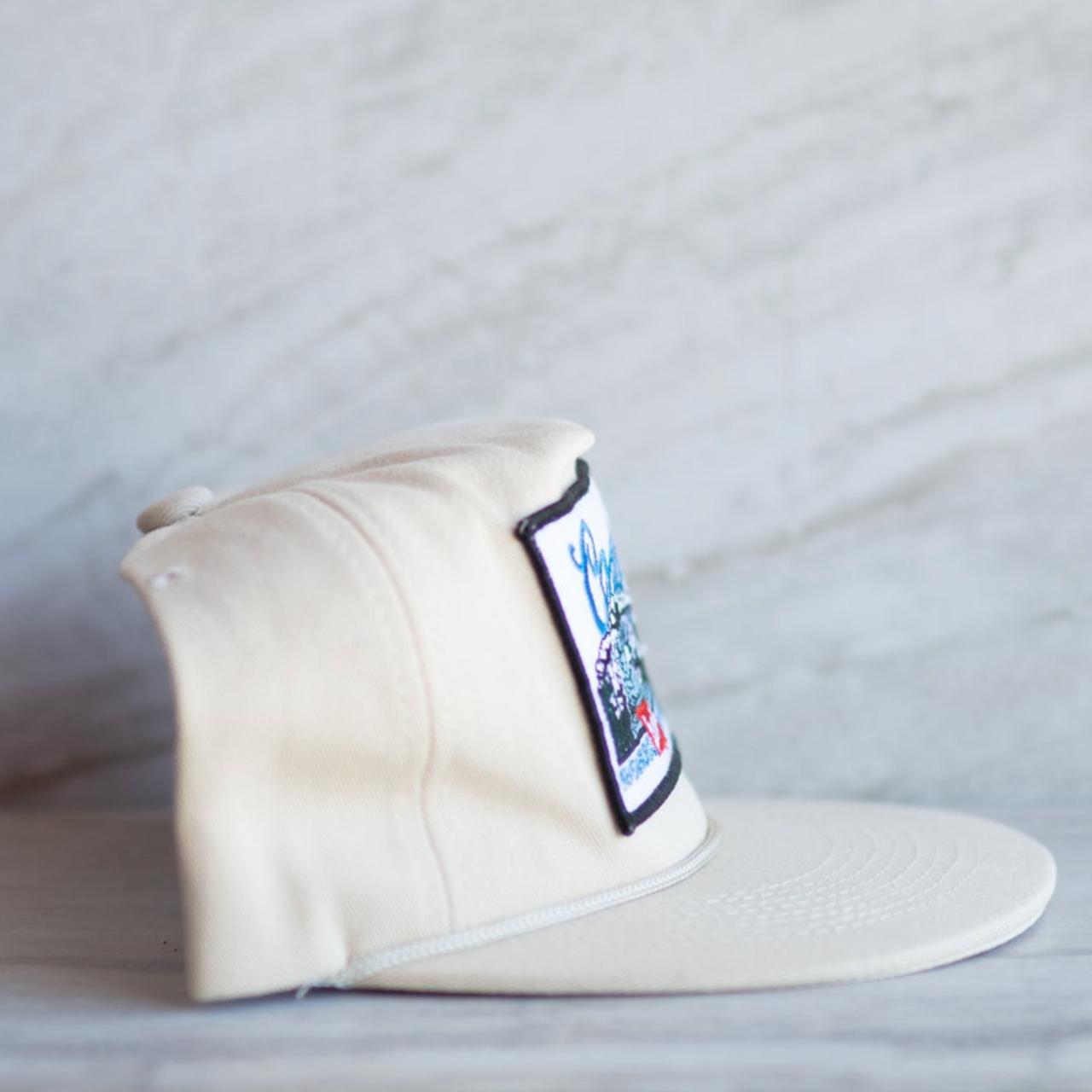 Coors Banquet Landscape Patch on Beige Rope Snapback... Depop