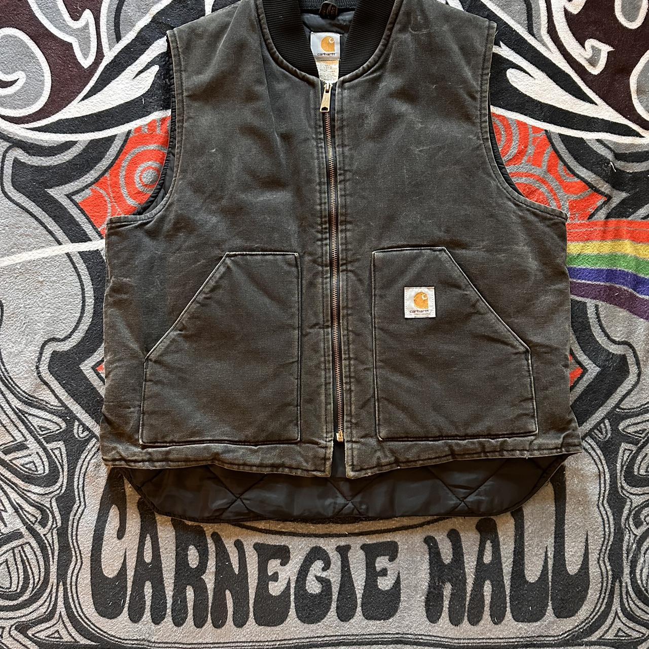 Vintage Carhartt V01 Vest MADE IN USA 🇺🇸 Siiiiick | Depop