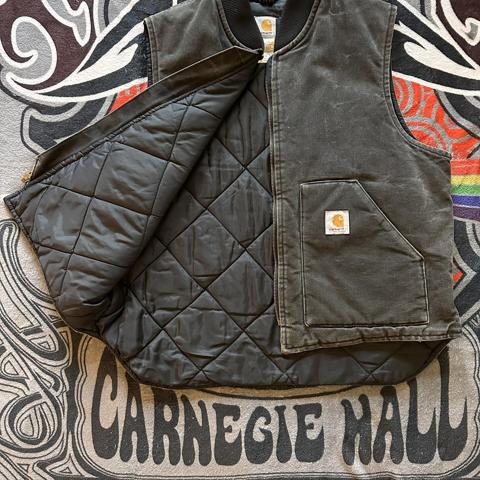 Vintage Carhartt V01 Vest MADE IN USA 🇺🇸 Siiiiick - Depop